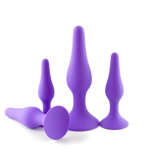 Flexible Silicone Butt Plug Set (4 Pcs)