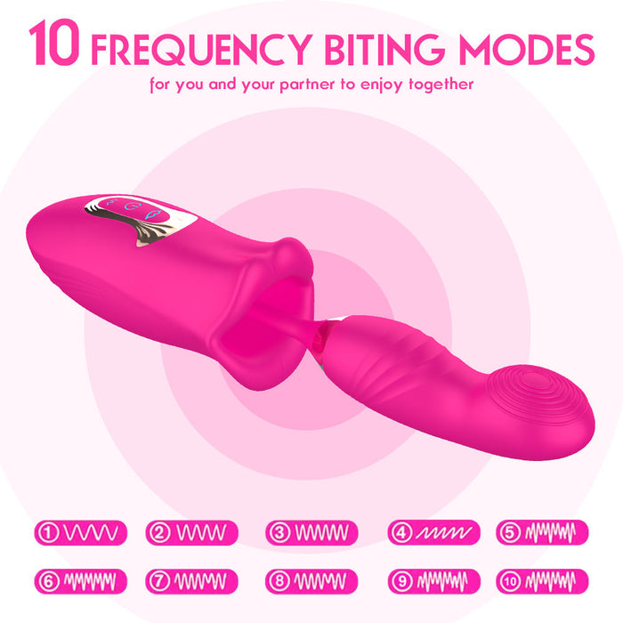 Rose Muncher Bite Vibrator | DOPAMINE