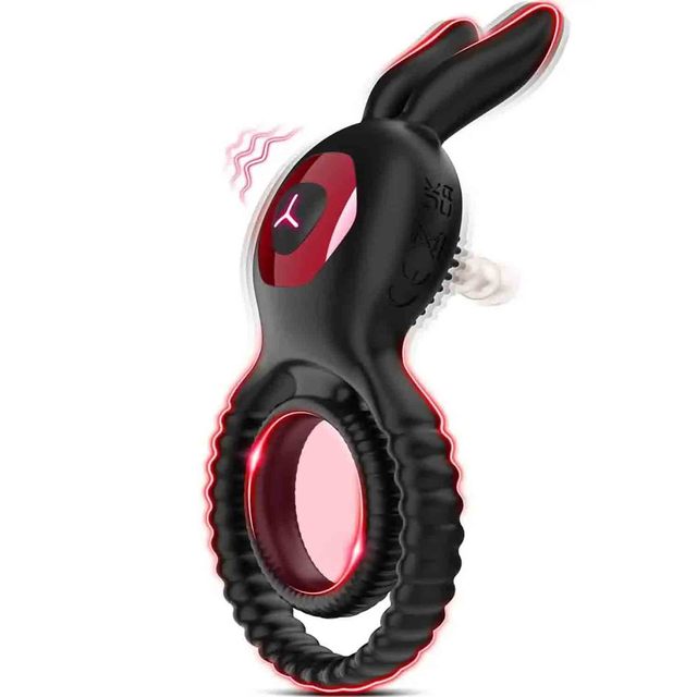 Vibrating cock ring longer harder stronger clitoral stimulator