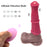 Female wireless control simulated animal dildo