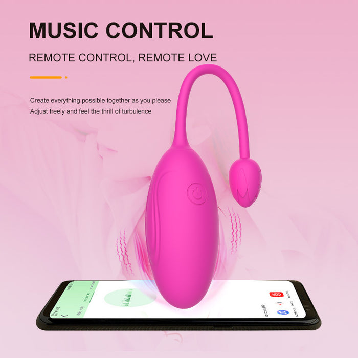 Long Distance Phone App Remote Control Double-head Rose Egg Vibrator Couple Female Toy