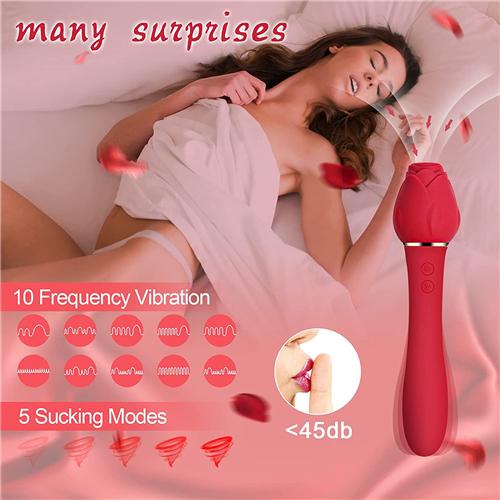 Dopamine Rose Sex Toy Vibrator Clitoris Nipple Clit Sucker