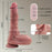 Dopamine-Small Glans Thick Shaft Big Ball 7 Thrusting Swinging 10 Vibrating Heating Lifelike Dildo 8.66 Inch