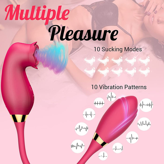 2in1 Rose Vibrator Pro2