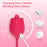 Dopamine Rose Female Tongue Licking Egg Jumping Telescopic Masturbation Device Double-headed Vibrating Sex Toy