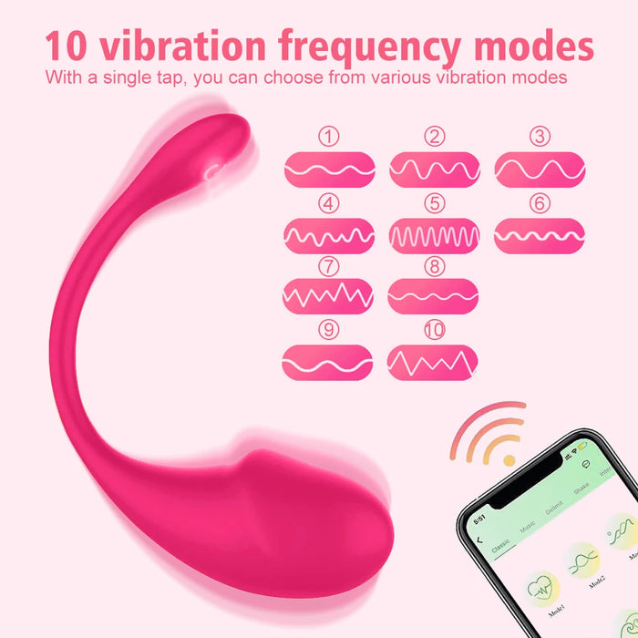 Wireless Vibrating G-spot Love Egg Vibrator