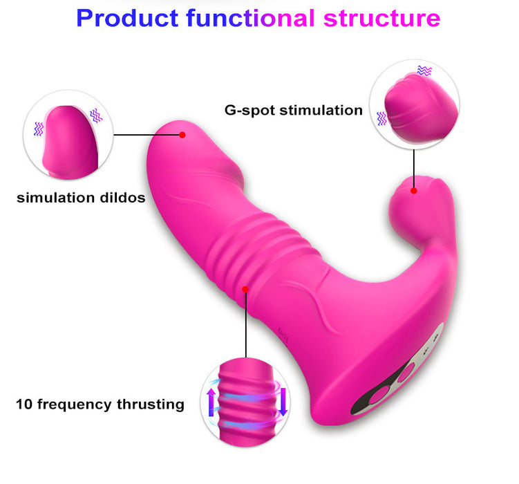 Eden Rose - Thrusting Clit Stimulator Panty Vibrator Two Ways To Control