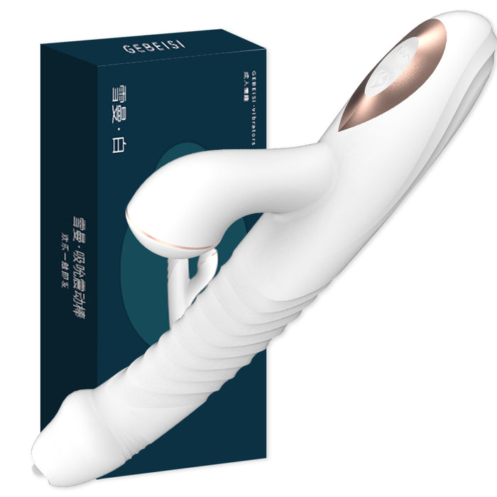 Telescopic Sucking Stick & Tongue Licking Stick Female Heating Vibrator | SHERMAN