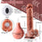 Dopamine-9"Electric Silicone Vibrating Squirting Dildo with Remote Control 7 Vibration Modes, Realistic Ejaculating Penis Adult Sex Toy with Enema Bulb & Strong Suction Cup