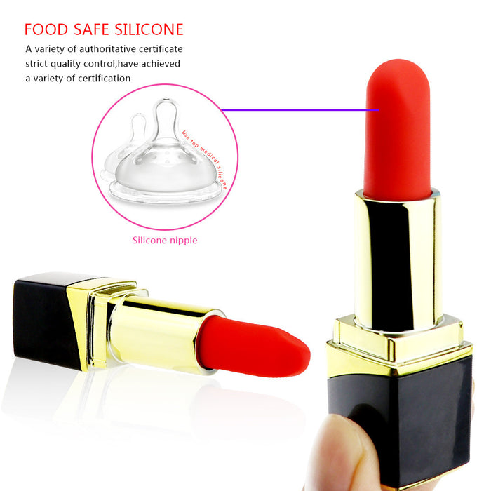 Dopamine Rose Lipstick Vibrator G-spot 10 Vibration Modes For Women