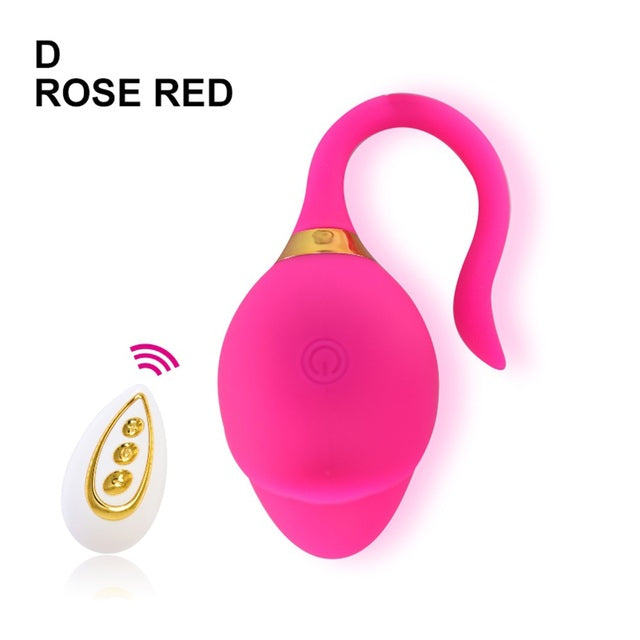 Rose Vibrators For Women Wireless Remote Control Kegel Balls Vaginal Tight Exercise Vibrating Eggs