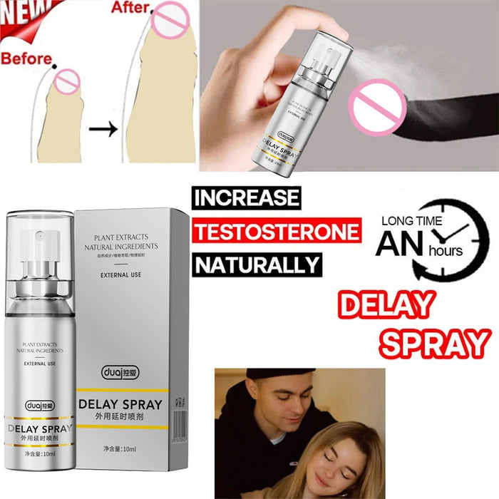 Topical Agent Delay Spray | DUAI