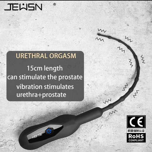 10 Frequency Urethral Vibrator Catheter Penis Plug