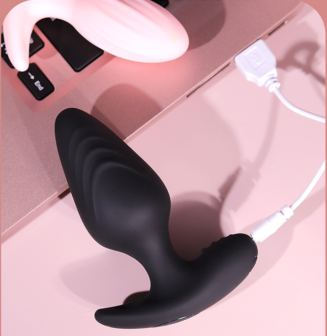 Vibrating Rechargeable Silicone Anal Plug