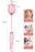 3-in-1 Blooming Rose Toy Rotating Pearls Telescopic Tongue-licking Vibrator