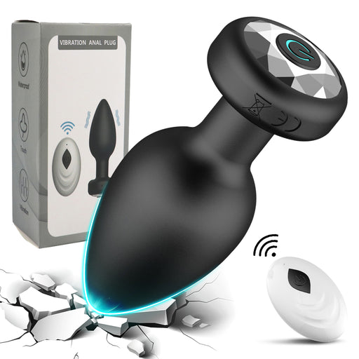 Wireless remote control anal vibrator for men and women