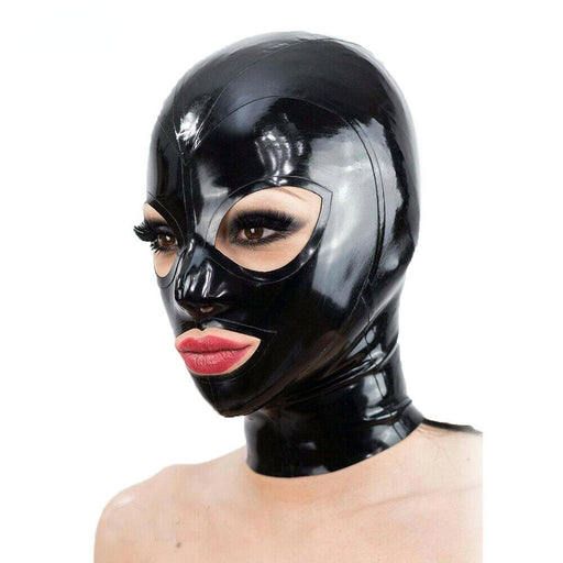 Latex SM Mask With Back Zipper