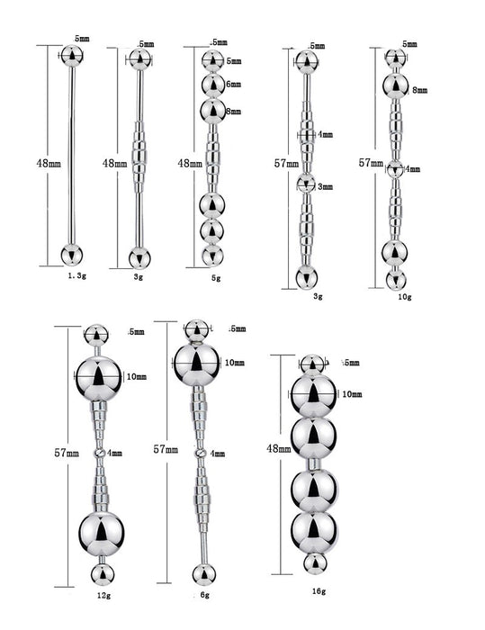 Beaded Shape Urethral Sound Penis Wand Penis Plug