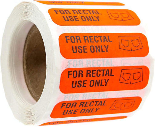 Rectal Use Only Stickers