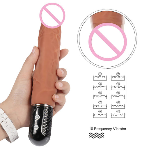 10 modes of giant dildo for women