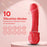 Rose Realistic Penis Rose Dildo Vibrator