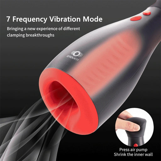 Deep throat fully automatic male masturbator oral cup