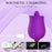 3-in-1 Rose Toy Rotating Pearls Telescopic Tongue-licking Vibrator