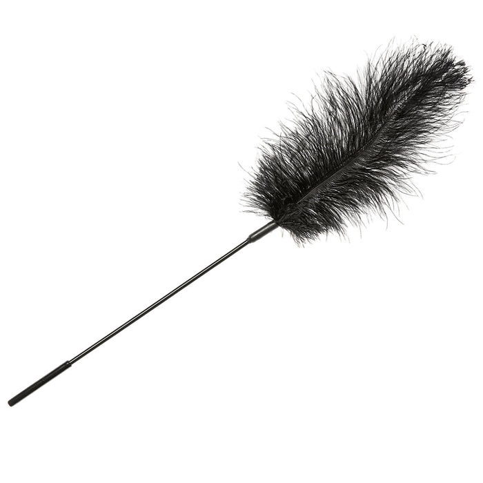 Black Ostrich Feather Body Tickler | DOPAMINE