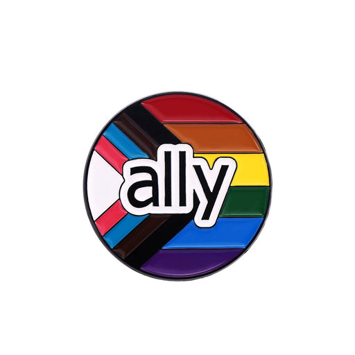 Rainbow Ally Pride Month Buttons