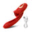 3 In 1 Rose Hollowed Out Kiss Tongue Vibrator