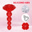 Wireless Remote Control Swinging Rose Anal Beads