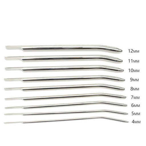 Male Urethral Beads Sound Stainless Steel Urethral Plug 4mm-12mm