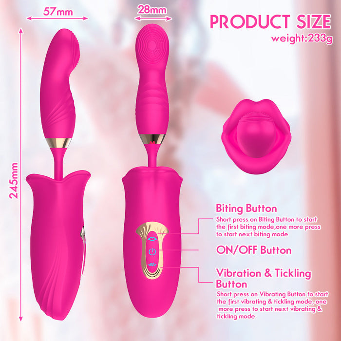 Rose Muncher Bite Vibrator | DOPAMINE