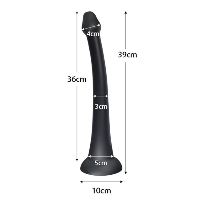 Silicone large whale whip anal plug tail simulation dildo