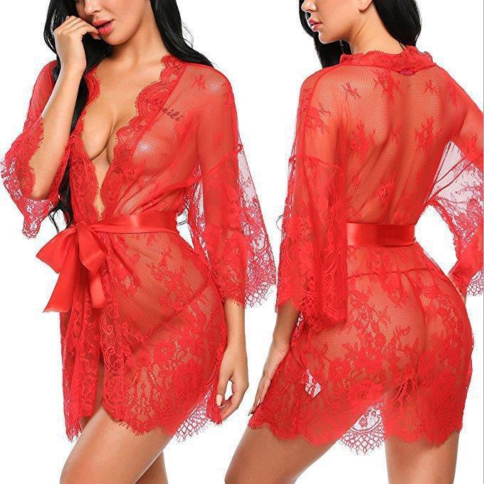 Babydoll Sexy Transparent Dress Hot Nightgown Sexy Underwear