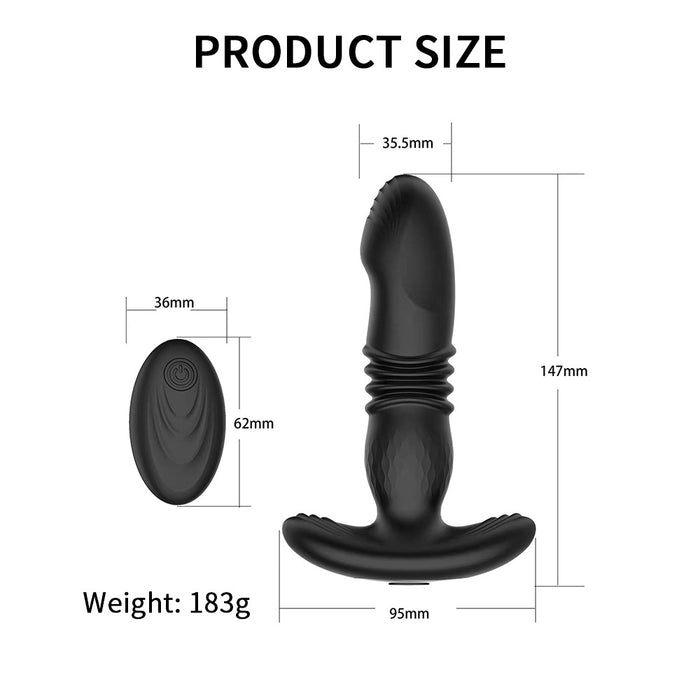 Vibrating Butt Plug Massager