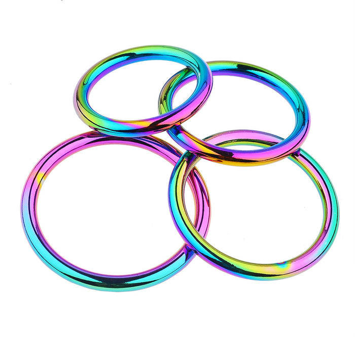 Rainbow Smooth Cock Ring