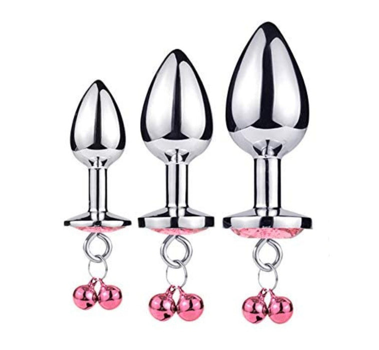 Princess Double Bells Butt Plug Set of 3