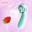 2-in-1 cyan rose Sucking And Vibrating Stick