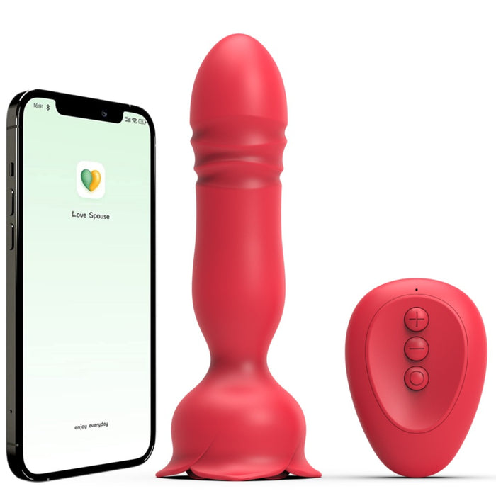 Telescopic Rose Anal Vibrator