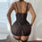 Lace V-neck suspender nightdress pajamas