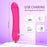 Rose Squirting Dildo Vibrator G Spot Clitoral Stimulator With 10 Playful Vibrating Modes