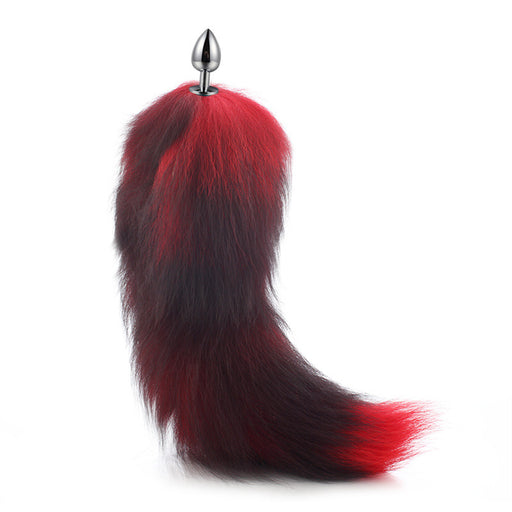 Fire Red Fox Cat Tail Butt Plug