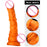 Soft and flexible suction cup extra large dildo