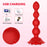 Wireless Remote Control Swinging Rose Anal Beads