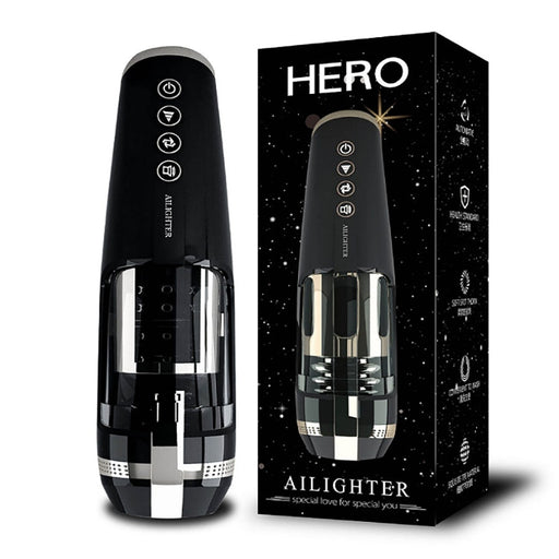 Hero Cup Telescopic Male Masturbator Real Vagina Aircraft Cup