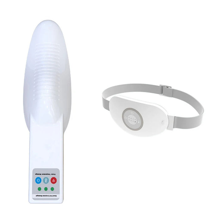 Red light hot compress therapy prostate treatment device