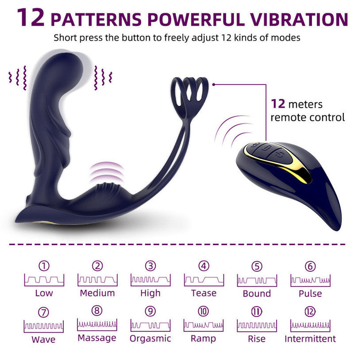 Wireless Remote Control Prostate Vibrating Massager | DOPAMINE