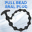 58cm Extra Long Butt Plug Pull Beads Anal Plug