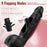 Dopamine-Flapping Dildo Sex Toys for Women - Realistic Vibrator with Remote & App Control 9 Flapping & 9 Vibration Modes for G Spot and Anal Stimulation